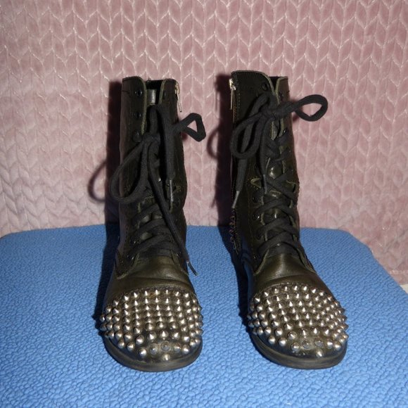 STEVE MADDEN TARNNEY LEATHER BOOTS SZ 6.5M - Picture 6 of 11